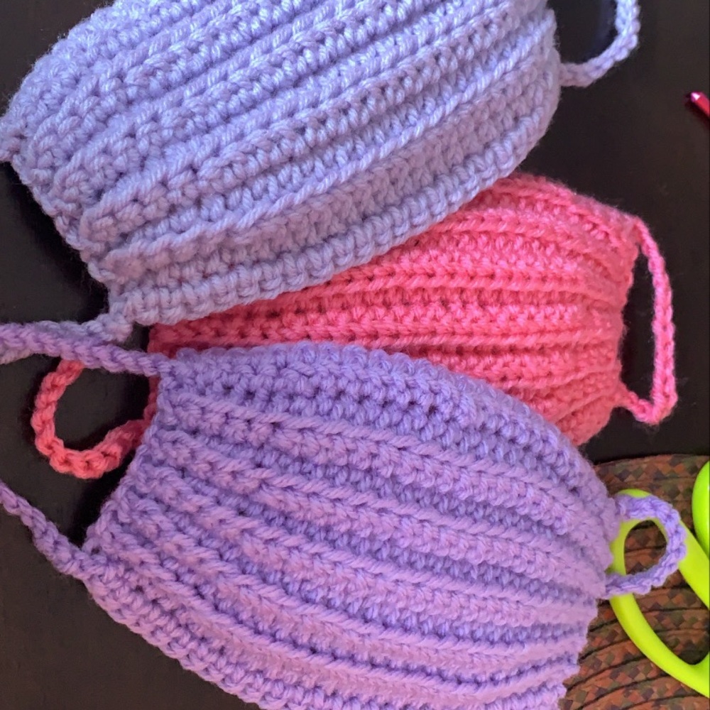 Crochet Face Mask - Picture 13 of 14